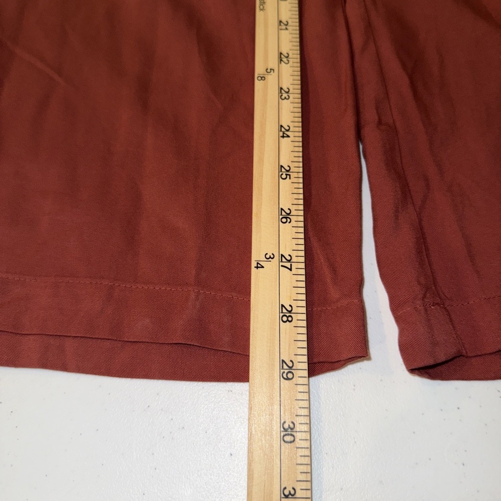 Old Navy High Waisted Playa Wide Leg Pant Russet Moon Rust Color-Size XL New NWT - Picture 9 of 13